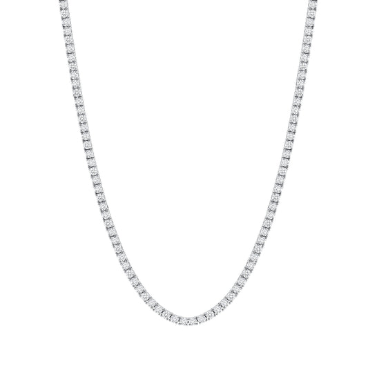 15 CARAT DIAMOND TENNIS NECKLACE - ROUND DIAMONDS
